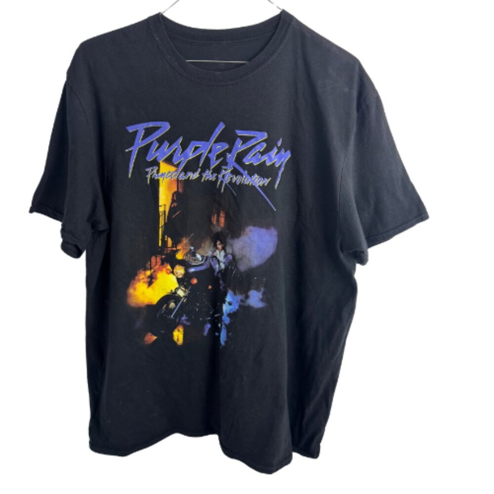 Prince Purple Rain Graphic Tee | Prince and the Revolution | Black 2XL